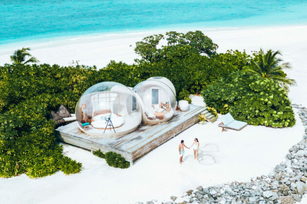 Dream bubble at Finolhu